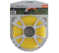 Bobine De Fil Pentagonale Couleur Jaune STIHL Diamètre 3.0 Mm Débroussailleuse
