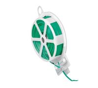 Bobine de fil plastifié de 30 m, robuste et flexible, idéal pour les projets de jardinage et d'artisanat.