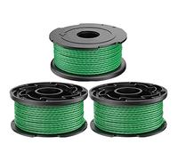Bobine de fil pour Black et Decker A6486 GL7033 GL8033 GL9035 débroussailleuse sans fil 2,0 mm 6,1 m, Bobine de fil rechange Coupe Bordure pour Black and Decker A6486 (3pcs)