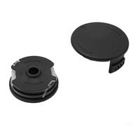 Bobine de fil pour débroussailleuse 1,65 mm 8. Ligne avec couvercle pour Parkside pour Prta 20-Li Tête de rechange pour tondeuse à gazon 65 x 24 mm