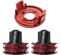 Bobine de fil pour débroussailleuse AL-KO 112966,1,6 mm,8,3 m,compatible avec GTE 350,GTE450,GTE550-4003718045727 avec couvercle RS0010 (2 bobines + 1 capuchon)