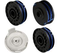 Bobine de Fil pour Ryobi RAC123 5132002670 débroussailleuse,1,6 mm x 8,3 m Bobine de Fil de Rechange pour RLT4027 RLT4125,RLT5027,RLT6030,RLT5127,RLT6130 (3 bobines + 1 Couvercle)