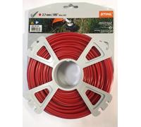 Bobine de fil rond diamètre 2,7 mm longueur 68 m - rouge STIHL 0000-930-2343