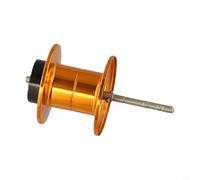 Bobine de lancer à distance pour Daiwa pour TATULA 100 et CT100 Baitcasting Bobines sans roulement Convient pour petits appâts avec broche en acier CNC (rouge)