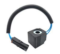 Bobine de l'électrovanne pilote de contrôle d'huile de l'excavatrice SY55 60 65 70 75C-8-9-10 for équipement de construction(12V)