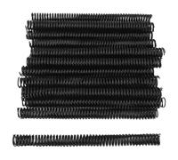 Bobine de liaison en spirale 19 mm de diamètre 48 LOOP 4: 1 Pitche 170 Capacité de feuille A4 Spine de liaison (Noir)