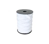 Bobine de lien en lycra avec mandrin - 150 m - Blanc - Linxor Blanc G