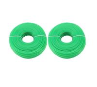 Bobine de ligne de coupe-herbe en Nylon, 2 pièces, pour tondeuse électrique de jardin, 100 mètres, 1.6mm, vert