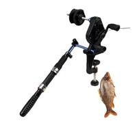 Bobine de ligne de pêche - 560 g 28 cm article en acier, et enrouleur de moulinet compact sans torsion, deux tiges en acier inoxydable | Plateforme robuste antidérapante petite, grande, super lisse