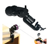 Bobine de ligne de pêche - Outil de bobine monté sur table, enrouleur de ligne portable avec contrôle de tension en douceur, équipement d'eau douce et salée, accessoire de pêcheur professionnel débuta