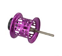 Bobine de moulinet de pêche modifié pour DAIWA pour Tatula HD 200sv TW 153, alliage d'aluminium CNC, pesant 9 g, adapté pour personnalisation (violet)