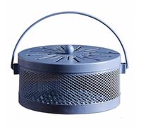 Bobine de moustique en fer avec couvercle - Brûleur à mouches portable avec poignée multifonction pour la maison et l'extérieur et l'utilisation/pratique