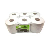 Bobine de papier écologique respectueux de l'environnement, DE Grande qualité et double Couche. Pack de 6 Bobines.