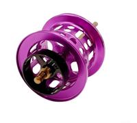 Bobine de pêche de rechange pour DAIWA pour roue de goutte d'eau TATULA 80 fabriquée en alliage d'aluminium 7075 avec un fonctionnement fluide et un design de bol de frein fixe (violet)