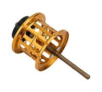 Bobine de pêche pour Daiwa pour TATULA 80, bobine de moulinet lisse et légère fabriquée en alliage d'aluminium 7075 et bol de frein fixe (doré)