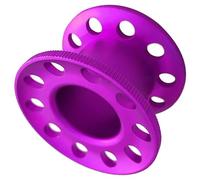 Bobine de plongée miniature compacte polyvalente, bobine professionnelle en alliage d ' aluminium à 10 trous pour les opérations sous-marines avancées, bobine de gestion de ligne de plongée Dive Spool