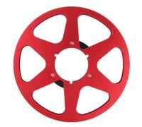 Bobine de réception universelle ouverte, bobine à bride NAB en aluminium de 10,5 pouces avec 6 trous d'enroulement et structure anti-pliure,