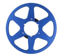 Bobine de réception universelle ouverte, bobine à bride NAB en aluminium de 10,5 pouces avec 6 trous d'enroulement et structure anti-pliure,