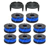 Bobine de rechange de 3 m pour Harbor For Freight pour débroussailleuse Bauer 19115CB 20 V, nylon résistant pour une performance optimale de la pelouse (8 + 2 pièces)