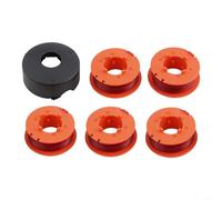 Bobine de rechange pour Bosch ART 23 26 30 Combitrim Easytrim F016800175 avec ligne d'alimentation automatique pour une utilisation efficace de débroussailleuse (5 piscines + 1 couvercle)