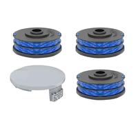 Bobine De Rechange pour Coupe-Bordures, Jeu De Bobines De Rechange pour Corde De Tonte | Tête De Coupe-Bordures à Bobine pour Tête De Coupe Roybi Rlt4027 Rac122 Et Rac123