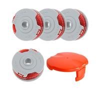 Bobine de rechange pour débroussailleuse Flymo FLY021/513937190, 0,2 cm 11 m compatible avec Flymo Contour 500 XT/Power Trim/Mini Trim avec housse FLY060 (4 bobines + 1 couverture)