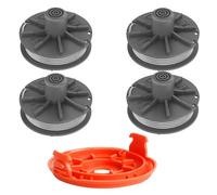 Bobine de rechange pour débroussailleuse Gardena 5307-20, 6,1 m x 1,65 mm pour débroussailleuse Gardena EasyCut ComfortCut PowerCut SmallCut (4 bobines + 1 housse)