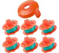 Bobine de rechange pour débroussailleuse Gardena Turbo SmallCut article 2404 & 2402,5367-20 Bobine de rechange avec couvercle 5329-20 (6 bobines + 1 couverture)