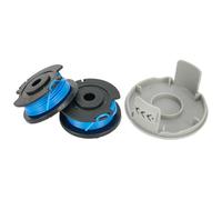 Bobine de rechange pour débroussailleuse Karcher LTR 18-30 RY124 2.444-016.0, 2 capuchons + 4 bobines de fil