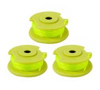 Bobine de rechange pour tondeuse à gazon RYOBI Lithiumion - Installation facile - Bobine et capuchon de couvercle - 0,2 cm - Fil pour débroussailleuse sans fil Ryobi 18 V/24 V/40 V