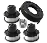 Bobine de Rechange pour Tondeuse Compatible avec Modèles Black & Decker GL250 GL310 GL360 - Kit 3 Bobines + 1 Capuchon + 1 Ressort