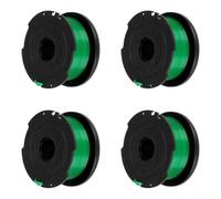 Bobine de rechange SF-080 compatible avec GH3000 LST540 Ligne de débroussailleuse double pour coupe hélicoïdale pour débroussailleuse Bobine d'alimentation automatique en plastique noir vert Lot de 1