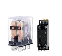 Bobine de relais haute puissance JQX-13F HH62P, 5 pièces, commutateur de relais Micro électromagnétique avec Base de prise AC110V220V DC12V24V(AC (5Pcs),36V With Base)