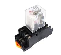 Bobine de relais intermédiaire DC12V/24V AC110V/220V/380V 5A 11 broches | Relais(With base,AC36V)
