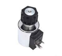 Bobine de solénoïde électrique 23 mm alésage 50 mm de haut Prise d'alimentation CC pour système de vanne hydraulique de remplacement (24 V)