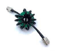 Bobine de starter à ondes courtes 830 MHz 200 W pour communication radio, conçue pour supprimer le courant de mode commun et réduire les interférences électromagnétiques (bleu)