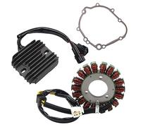 Bobine De Stator Magnéto Moto + Redresseur Régulateur Tension + Joint Couvercle Moteur d'embrayage pour Suzuki GSXR600 GSXR750