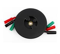 Bobine de test rétractable pour multimètre de voiture, câble d'extension extensible avec pinces crocodile, bobine de câble de diagnostic automobile portable pour test de réparation de véhicule (3