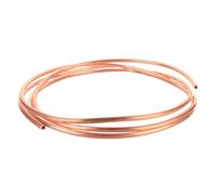 Bobine de tube en cuivre souple de 2 mm à 16 mm - Tuyau en cuivre durable for l'eau, le gaz et les projets de bricolage - Longueur de 2 mètres, 1 pièce(6.35mm x 0.7mm)