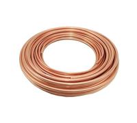 Bobine de Tube en cuivre souple OD 2mm/3mm/4mm/5mm/6mm/8mm/10mm/12mm, rond sans soudure T2 for réfrigérateurs et climatiseurs(2x0.5mm)