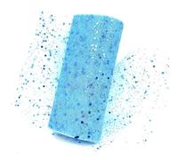 Bobine de tulle en filet Bobine, Deco Mesh Ribbon Glitter Tulle Fabric Roll 6 in x 10 Yards Multicolor(Blue)