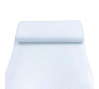 Bobine de tulle en filet Bobine, Glitter Tulle Mesh Fabric Rolls 6 inches x 10 yards Multicolor Pack Of 2(White)