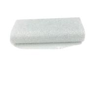 Bobine de tulle en filet Bobine, Glitter Tulle Mesh Fabric Rolls 6 inches x 10 yards Multicolor Pack Of 2(Silver)