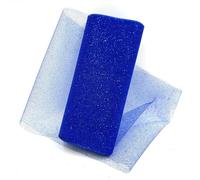 Bobine de tulle en filet Bobine, Glitter Tulle Mesh Fabric Rolls 6 inches x 10 yards Multicolor Pack Of 2(Blue)