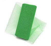 Bobine de tulle en filet Bobine, Glitter Tulle Mesh Fabric Rolls 6 inches x 10 yards Multicolor Pack Of 2(Green)