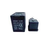Bobine de vanne de commande solénoïde hydraulique 12 W Trou intérieur 17 mm Hauteur 48 mm AC 220 V DC24 V (24 V)