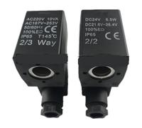 Bobine d'électrovanne 2/2 voies, 1 pièce, AC220V 10VA AC187-253V DC24V6.5W DC21.6-26.4V, diamètre intérieur 11mm, hauteur 40mm(AC 220V)