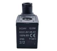 Bobine d'électrovanne AC187V-253V 2/2 voies, trou intérieur 17mm, hauteur 48mm, DC24V AC220V, 1 pièce(AC220V)