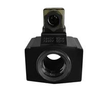 Bobine d'électrovanne avec trou intérieur hydraulique de 26 mm de long et 48 mm de long, bobine de vanne solénoïde carrée AC220V/DC24V (AC220V)