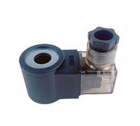 Bobine d'électrovanne de levage hydraulique, diamètre intérieur 13 mm, hauteur 37 mm, CA 220 V, 110 V, CC 24 V, 12 V avec câble(DC12V With wire)